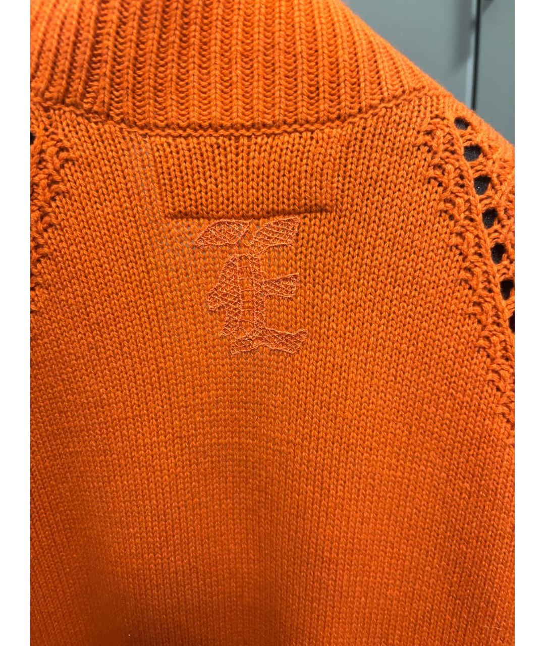 ERMANNO SCERVINO Оранжевый кашемировый кардиган, фото 8