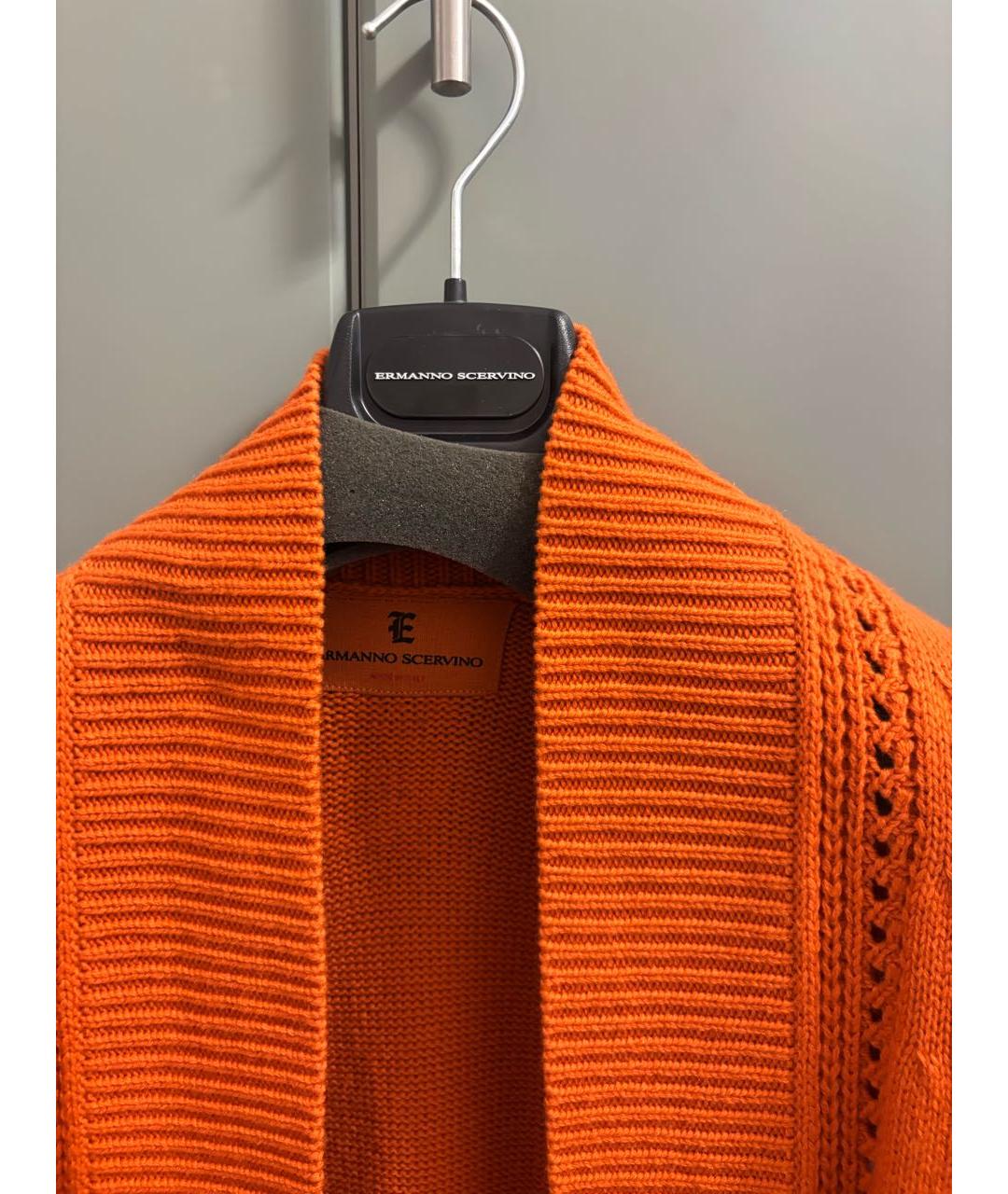 ERMANNO SCERVINO Оранжевый кашемировый кардиган, фото 2