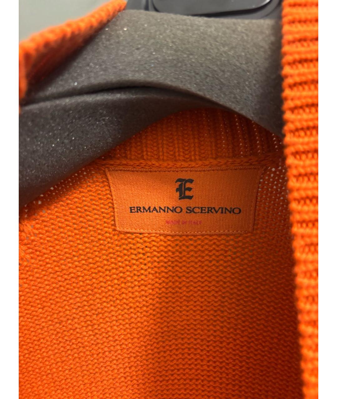 ERMANNO SCERVINO Оранжевый кашемировый кардиган, фото 4