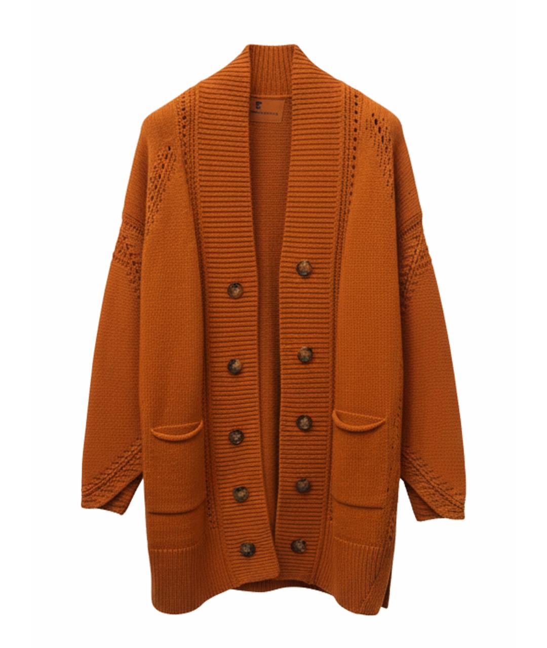 ERMANNO SCERVINO Оранжевый кашемировый кардиган, фото 1