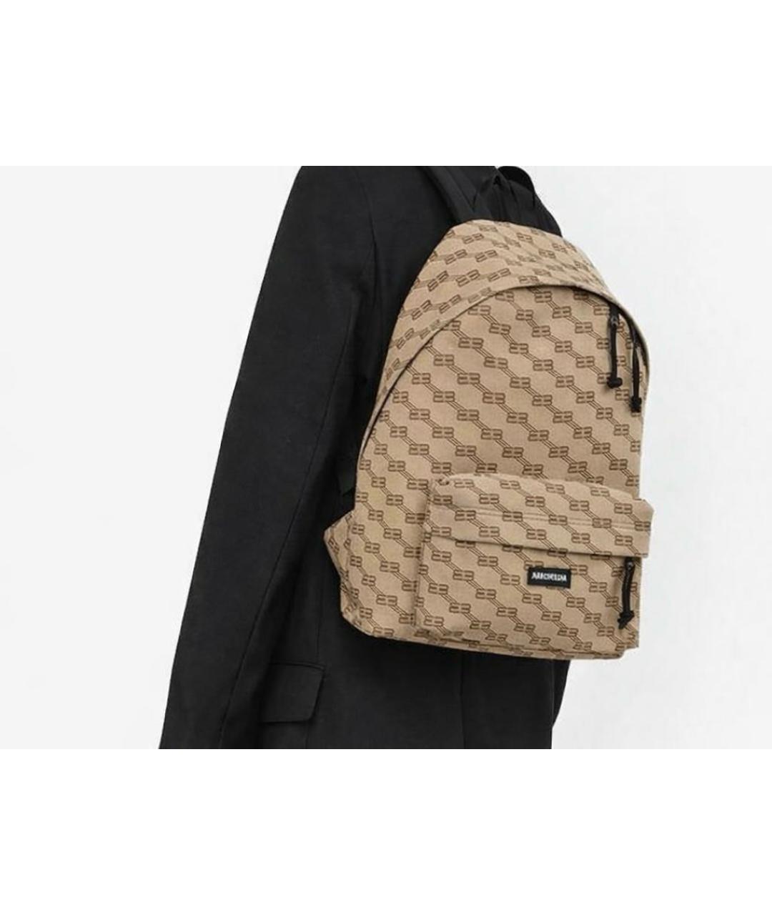 BALENCIAGA Коричневый рюкзак, фото 3