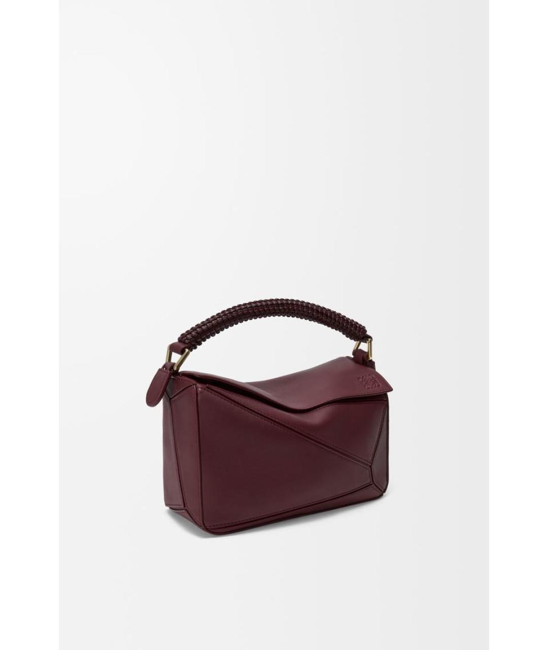 LOEWE Коричневая кожаная сумка через плечо, фото 2