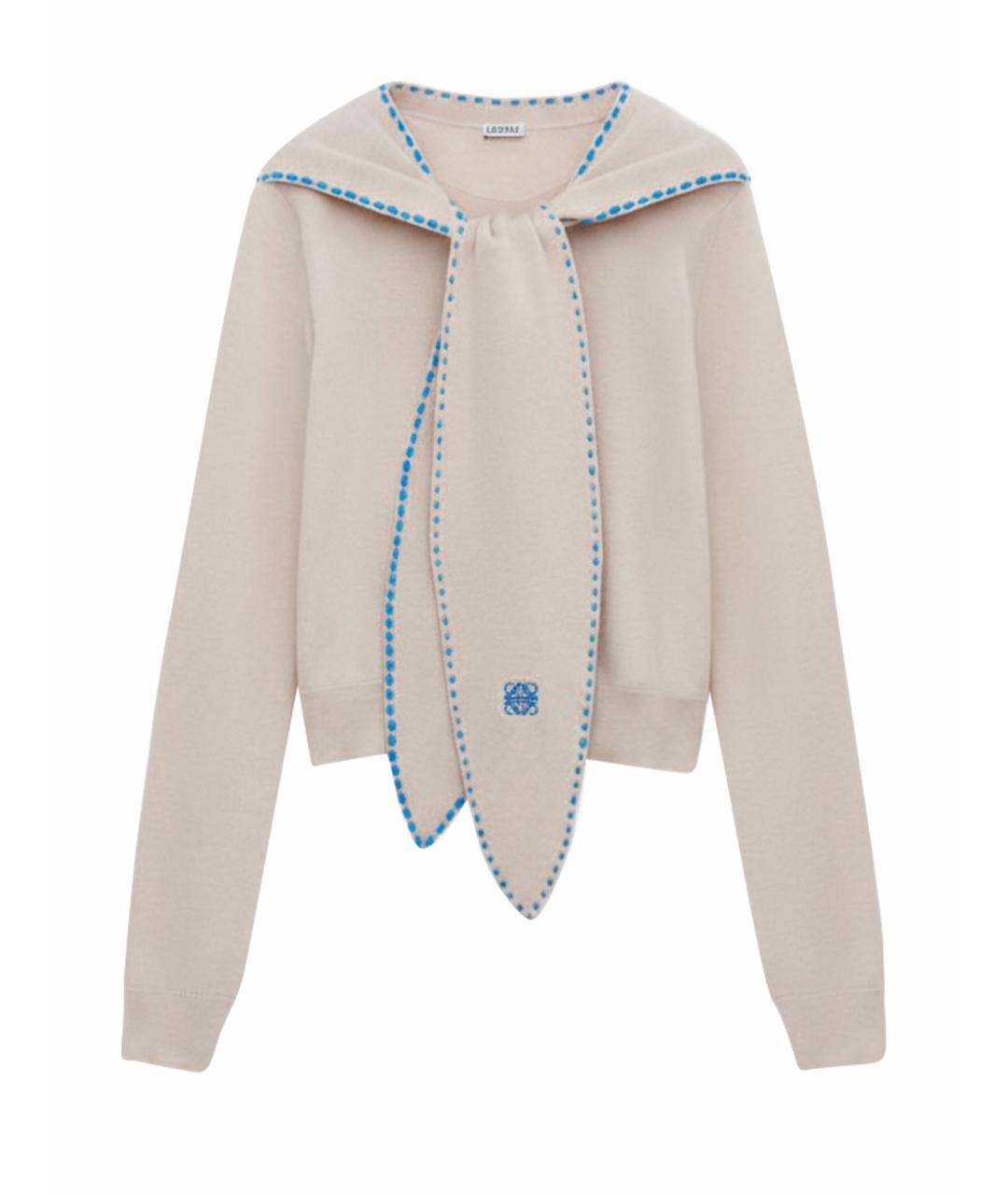 LOEWE Бежевая шерстяная куртка, фото 1