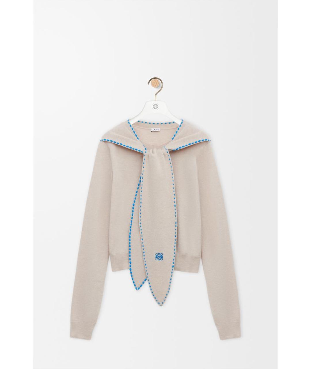 LOEWE Бежевая шерстяная куртка, фото 5