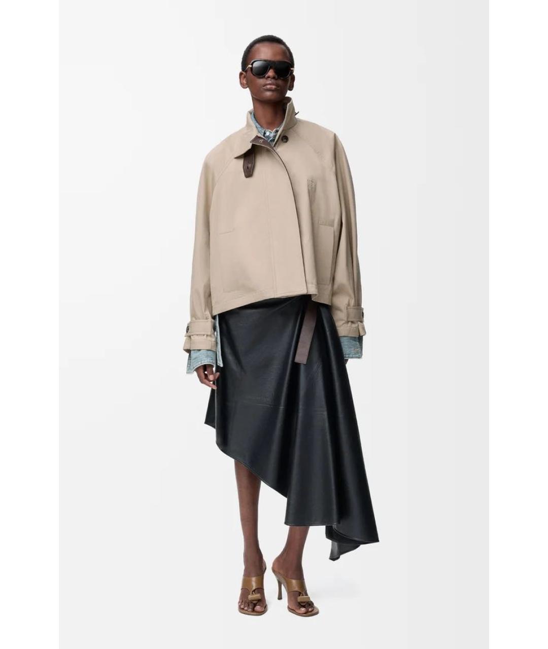 LOEWE Бежевая хлопковая куртка, фото 2