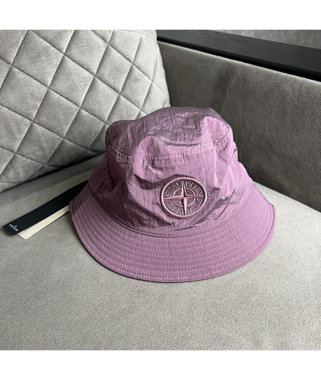 STONE ISLAND Бордовая шляпа, фото 7