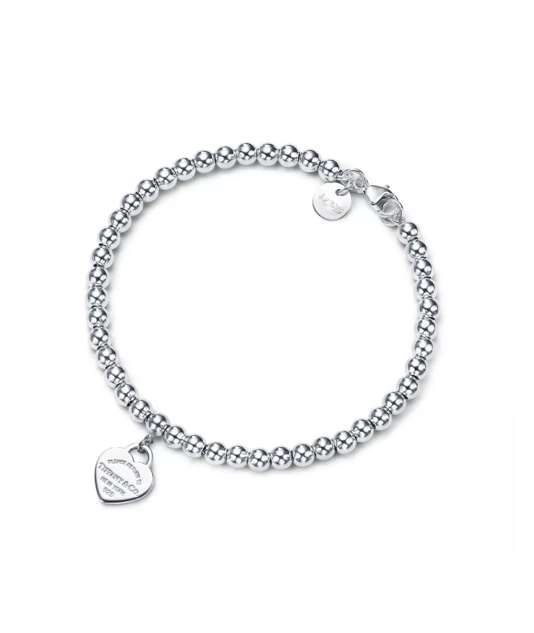 TIFFANY&CO Серебрянный серебряный браслет, фото 8