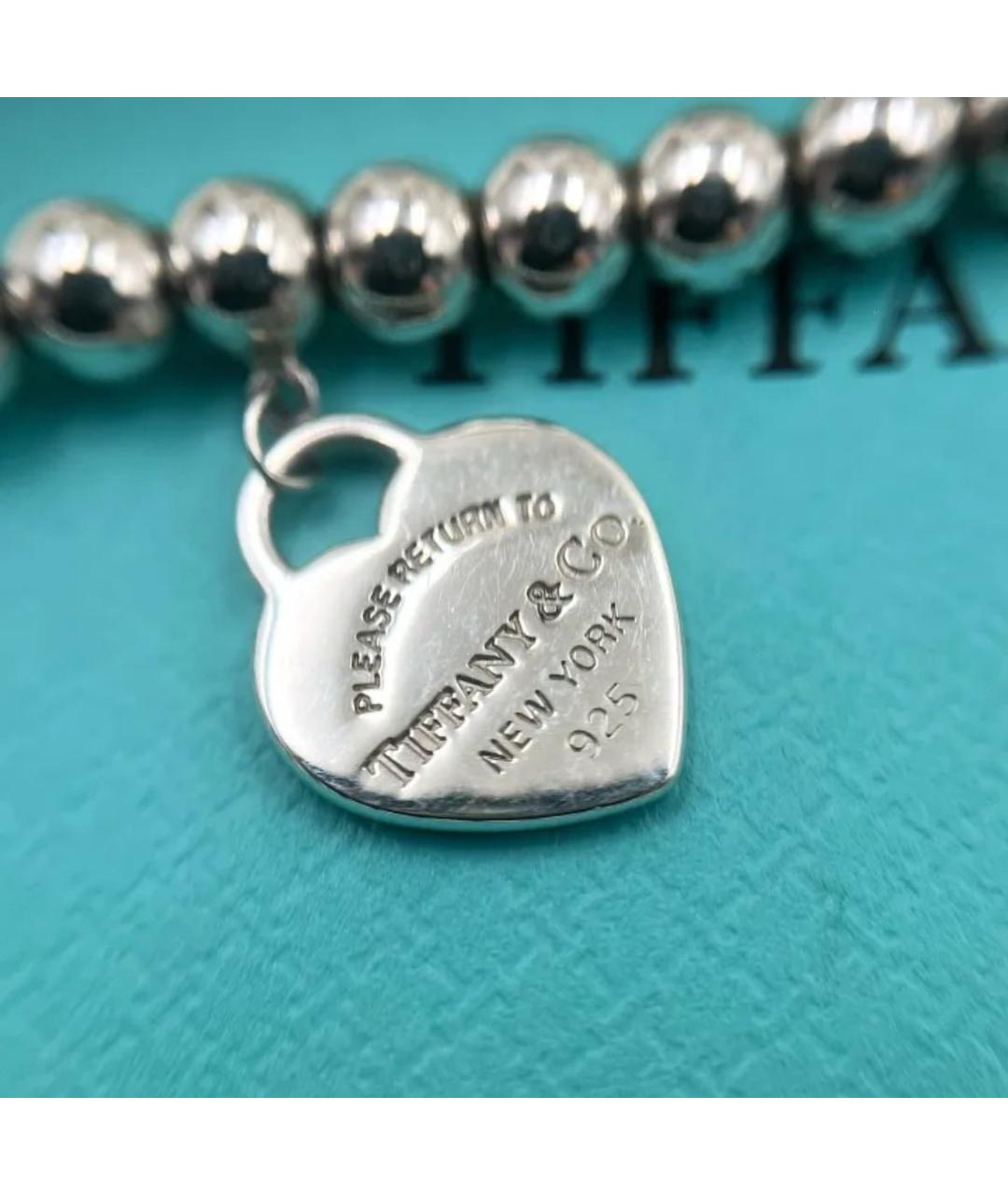 TIFFANY&CO Серебрянный серебряный браслет, фото 7