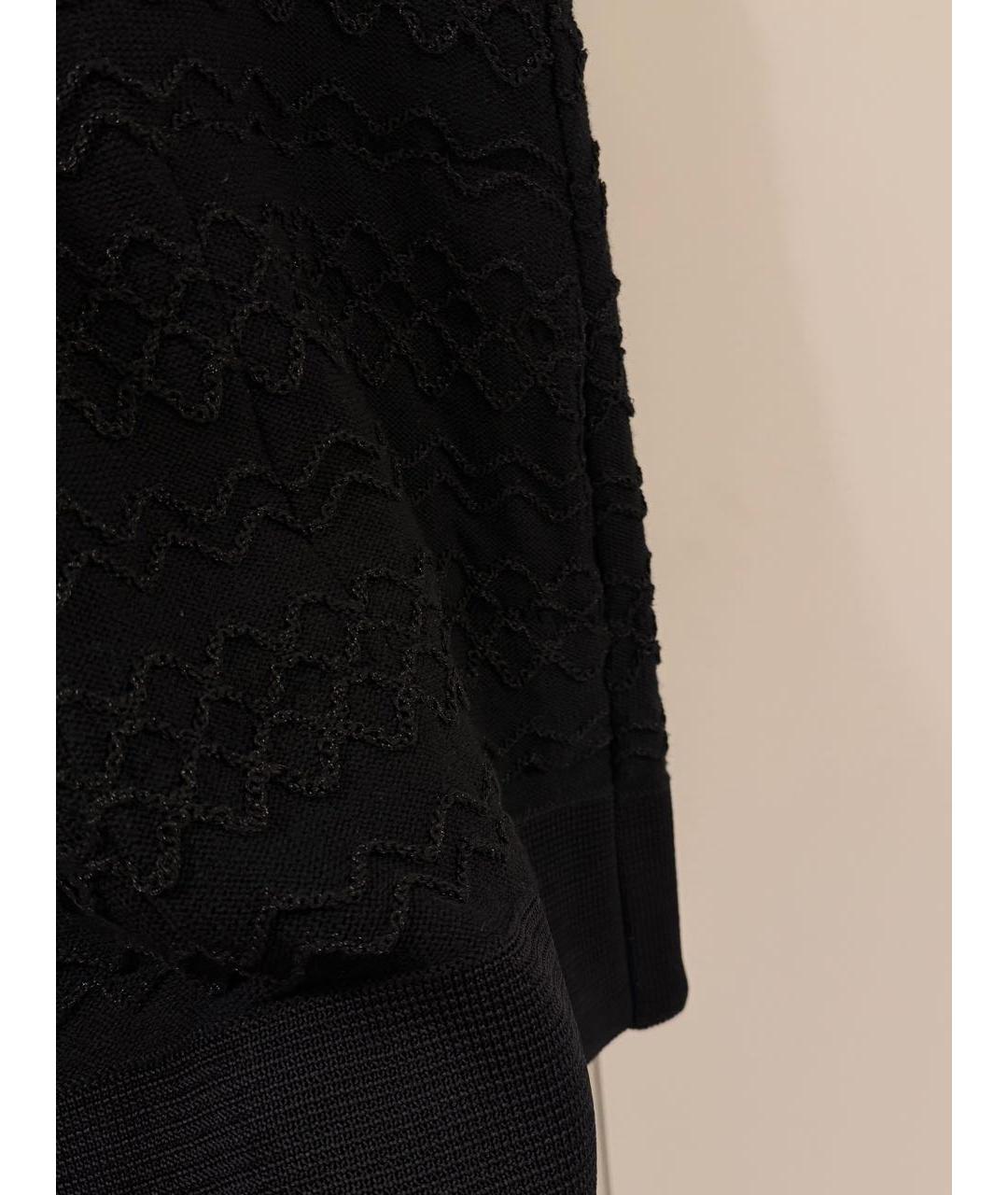 MISSONI Черное шерстяное повседневное платье, фото 2