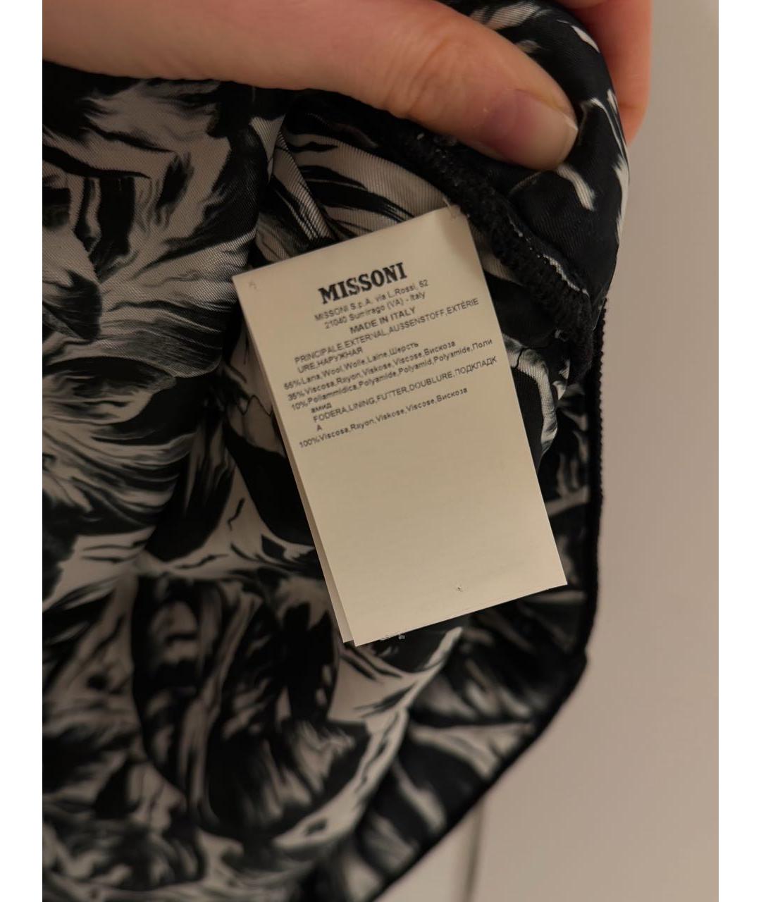 MISSONI Черное шерстяное повседневное платье, фото 3