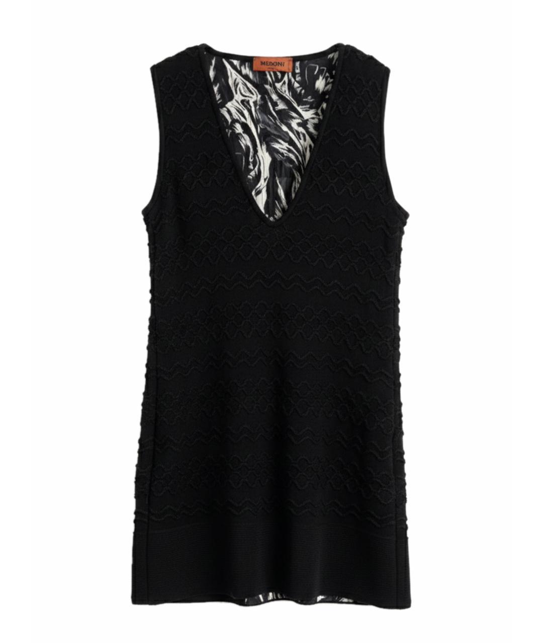 MISSONI Черное шерстяное повседневное платье, фото 1