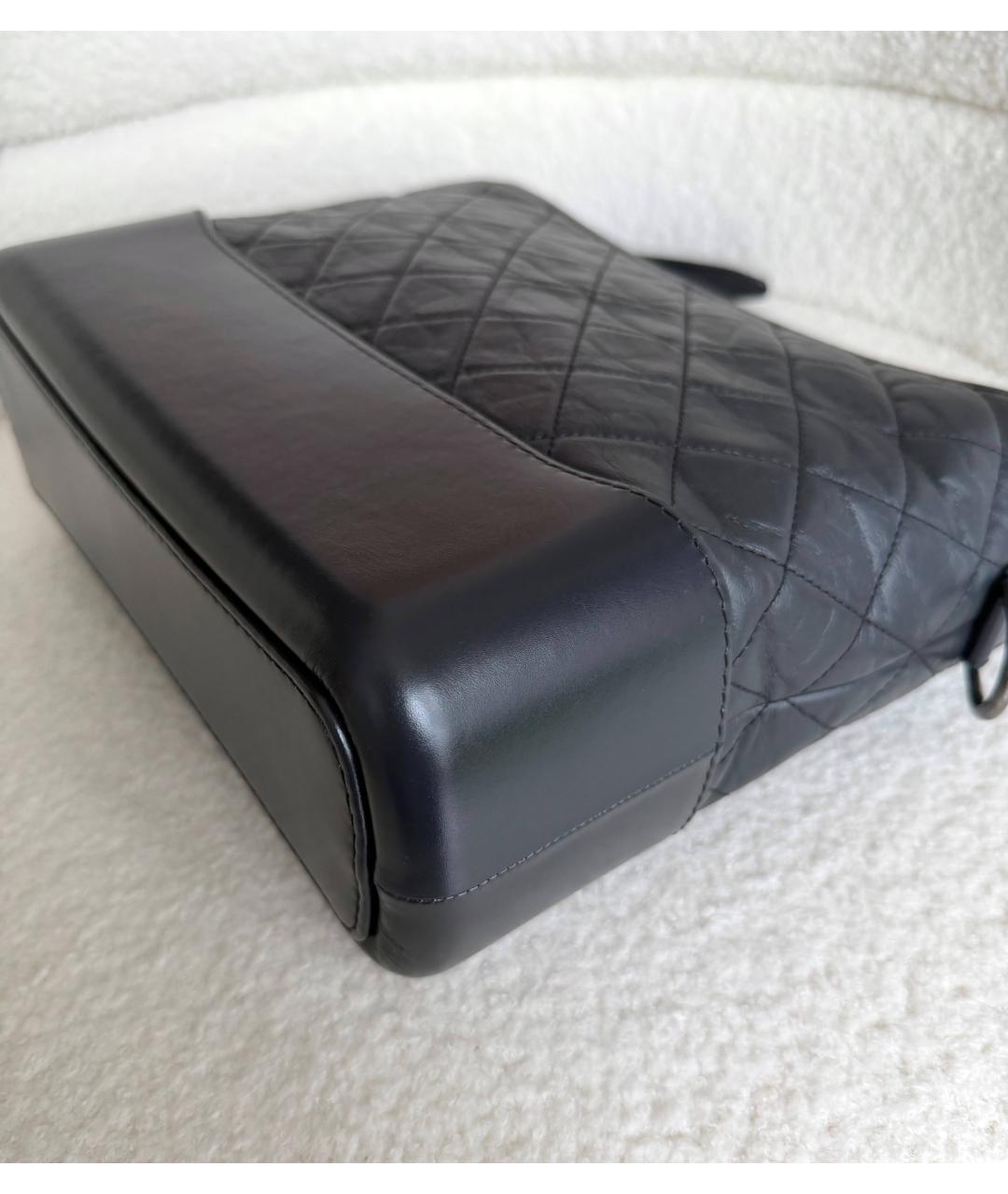 CHANEL Черная кожаная сумка через плечо, фото 9