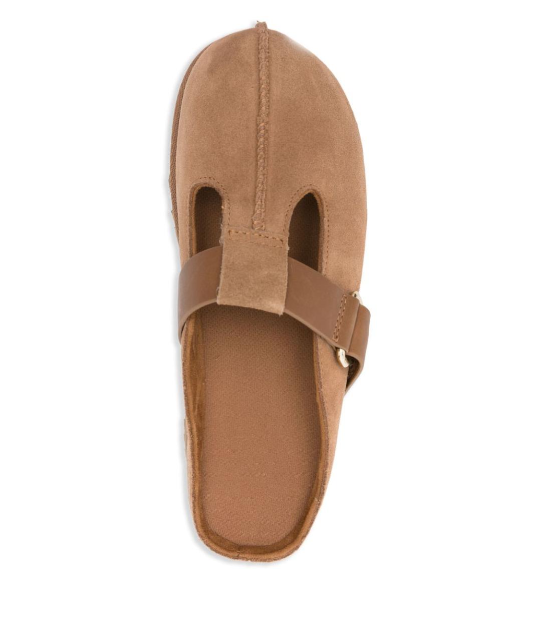 UGG AUSTRALIA Бежевые замшевые мюли, фото 4