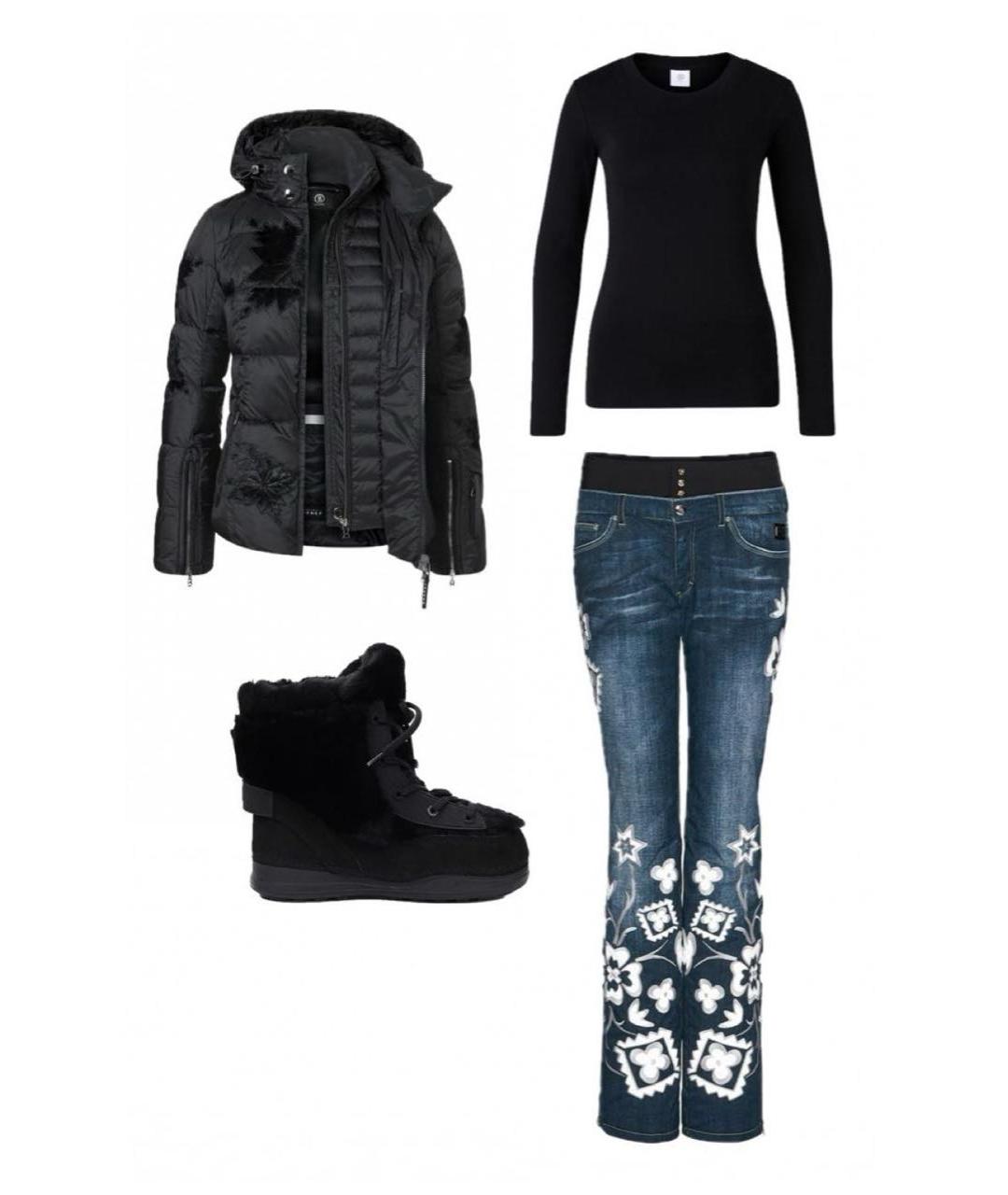 BOGNER Черная полиамидовая куртка, фото 5