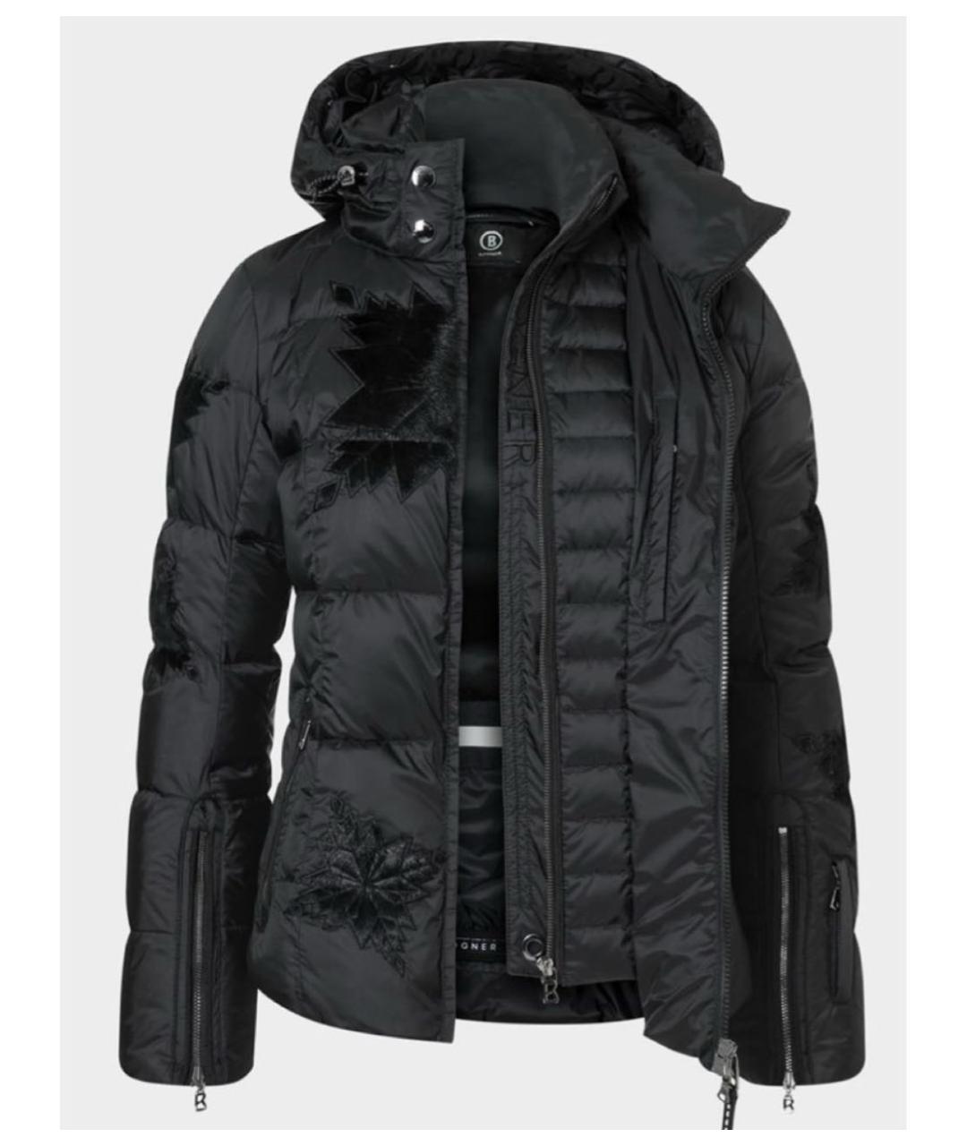 BOGNER Черная полиамидовая куртка, фото 2