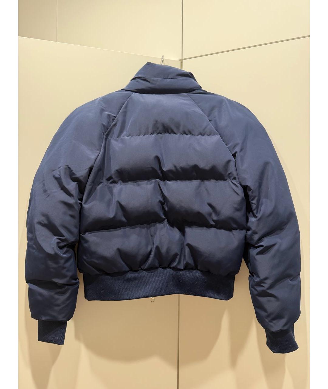 EMPORIO ARMANI Синяя полиамидовая куртка, фото 2