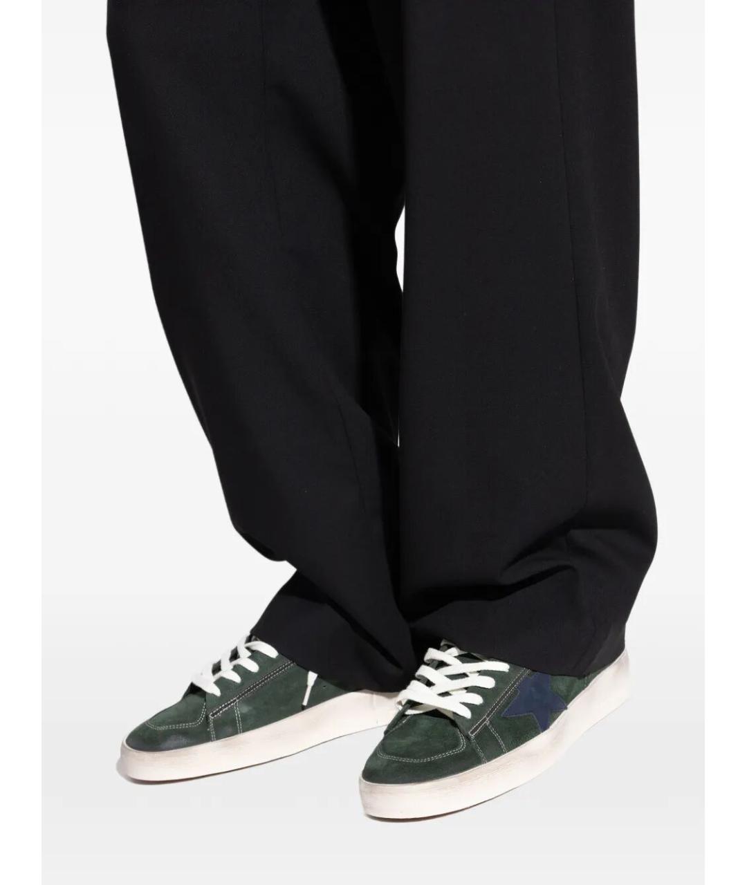 GOLDEN GOOSE DELUXE BRAND Мульти замшевые низкие кроссовки / кеды, фото 2