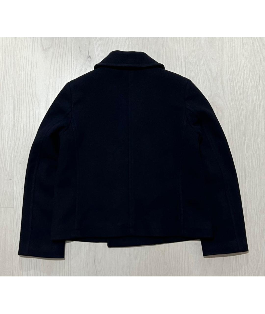 J.W.ANDERSON Темно-синее шерстяное пальто, фото 2