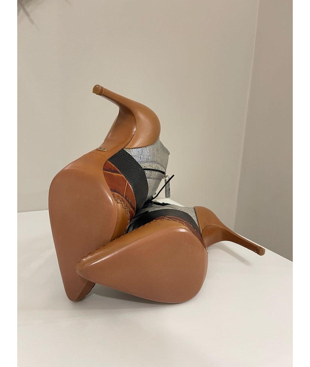 CHRISTIAN DIOR Мульти кожаные туфли, фото 8