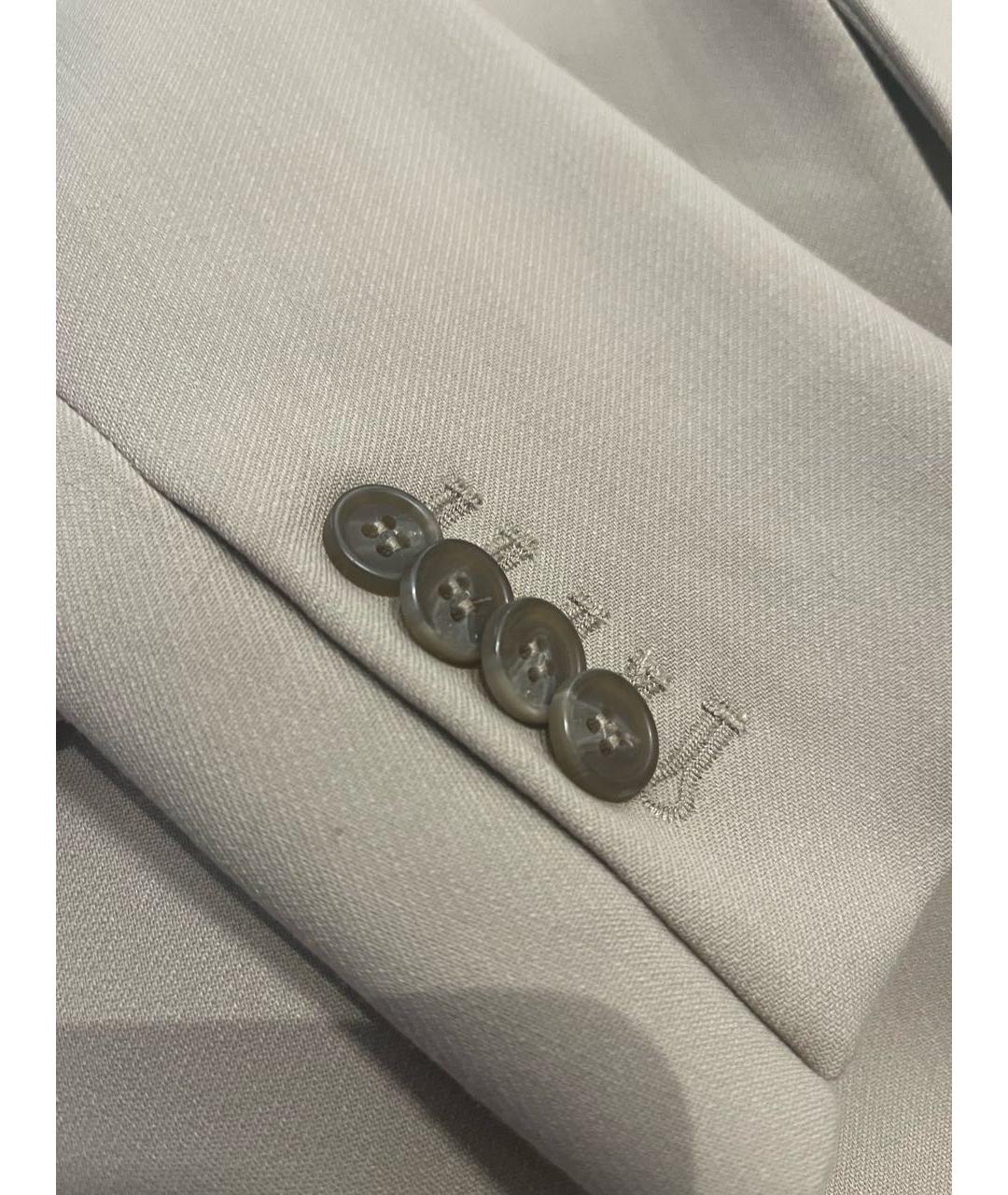 ARKET Бежевый шерстяной костюм с брюками, фото 4