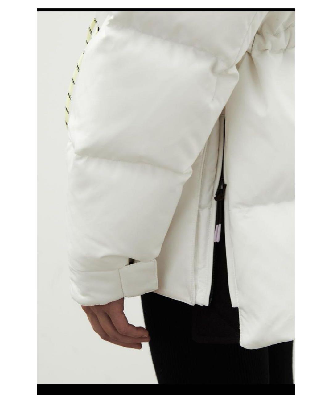 12 STOREEZ Белая полиэстеровая куртка, фото 2