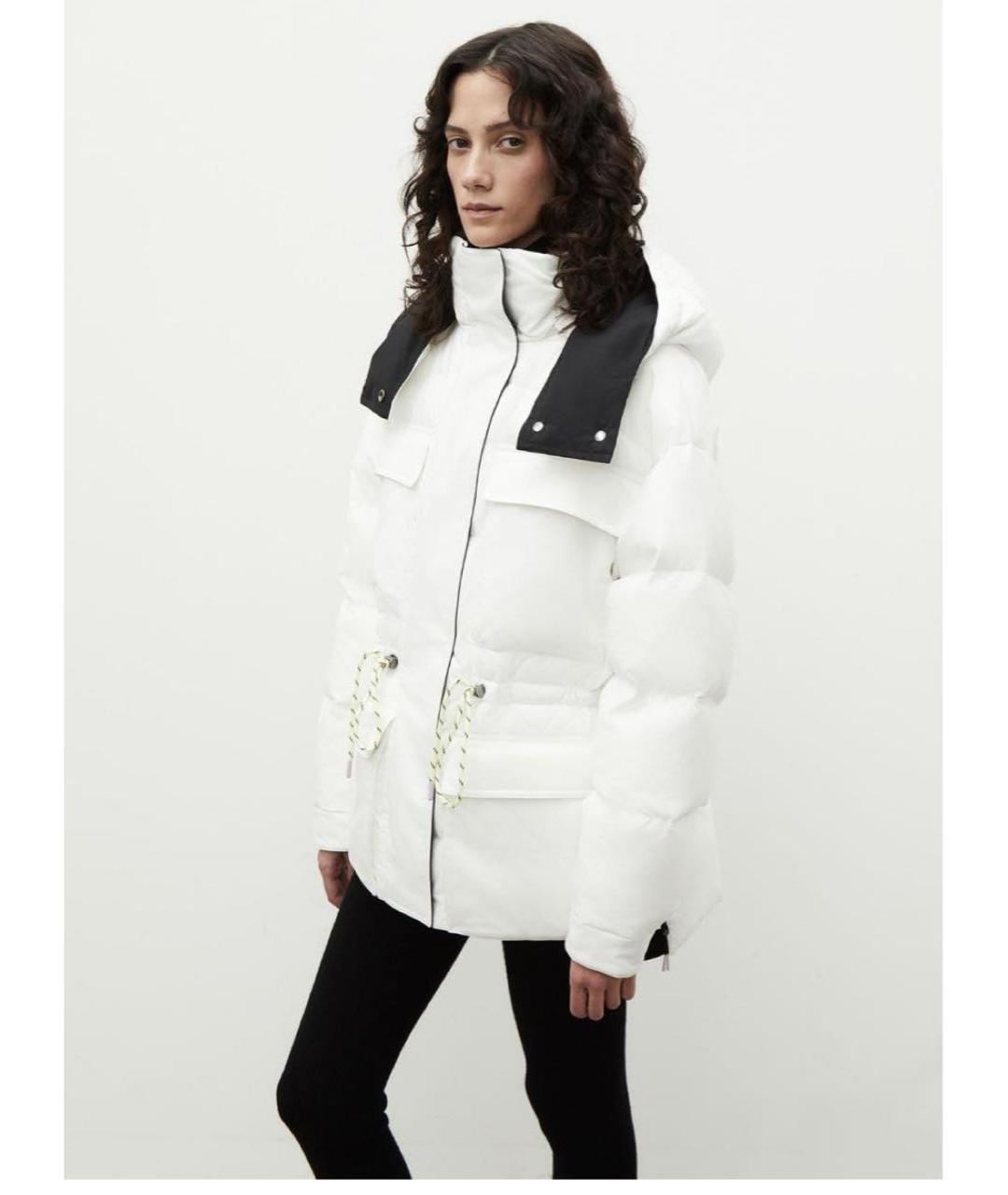12 STOREEZ Белая полиэстеровая куртка, фото 3
