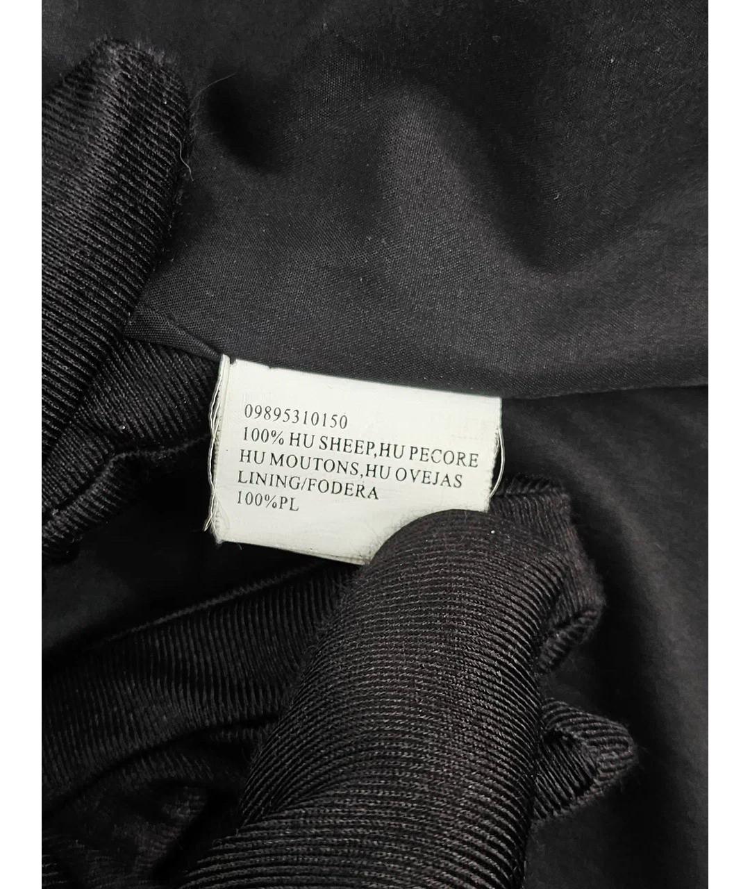 P.A.R.O.S.H. Черная меховая шуба, фото 8