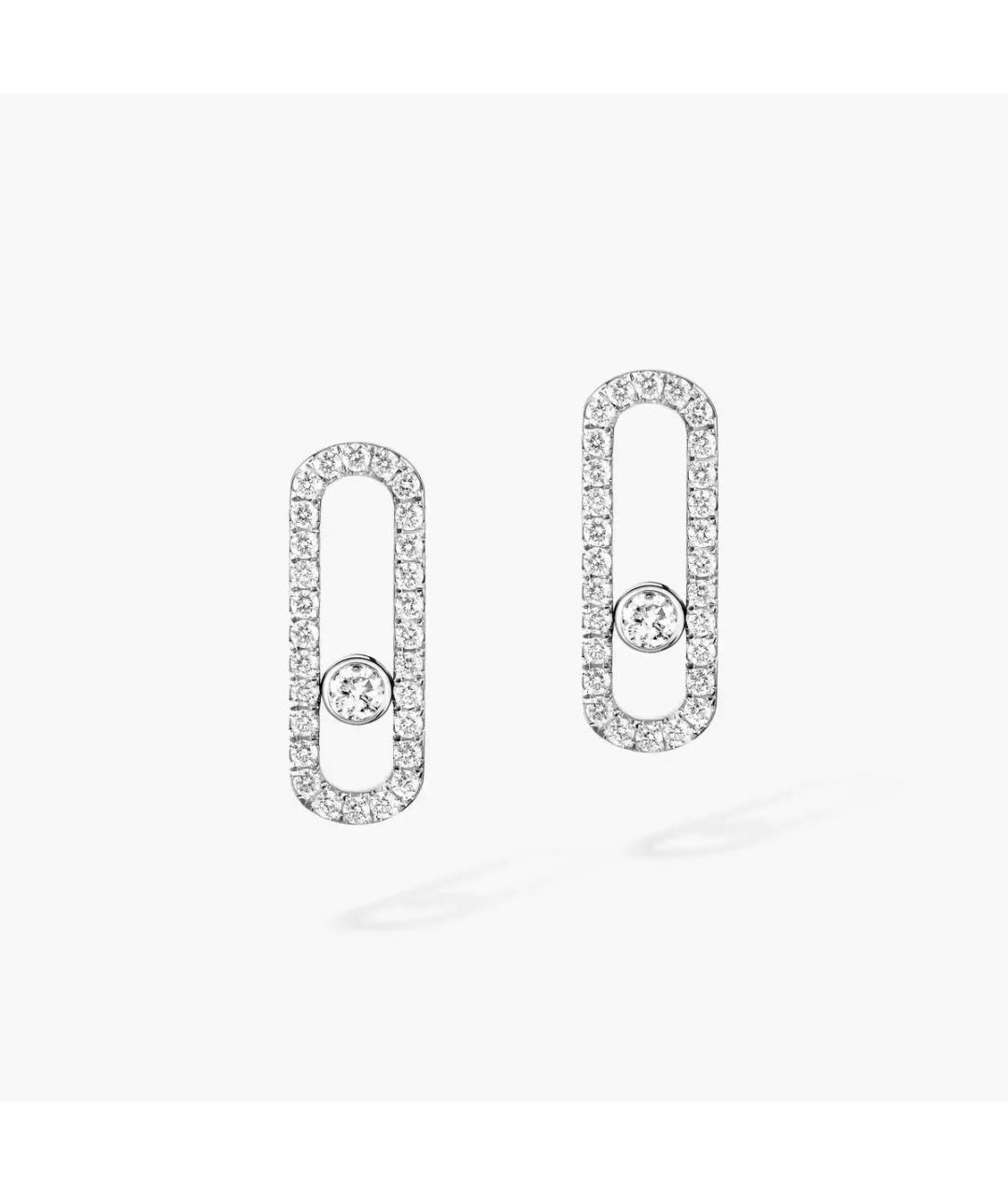 MESSIKA Серебряные серьги из белого золота, фото 6