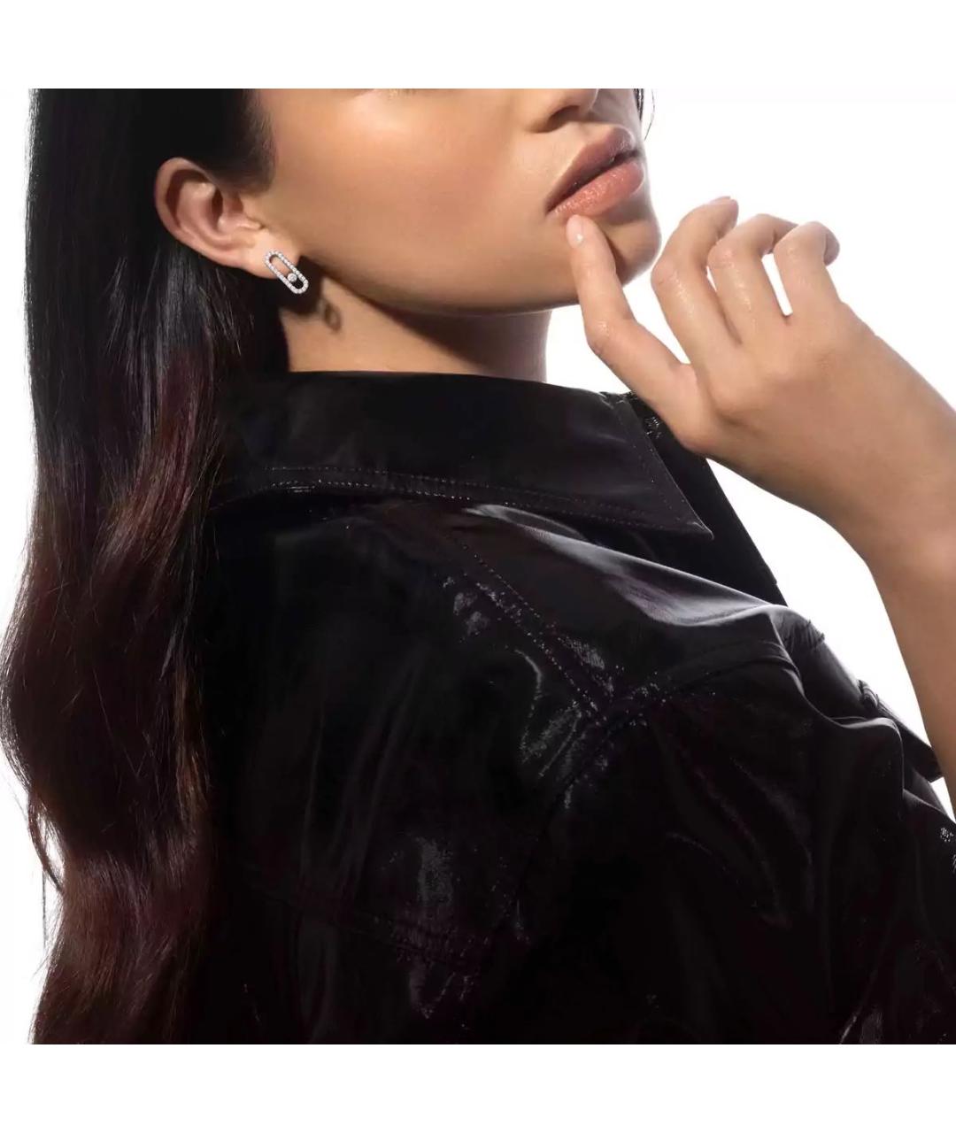 MESSIKA Серебряные серьги из белого золота, фото 2