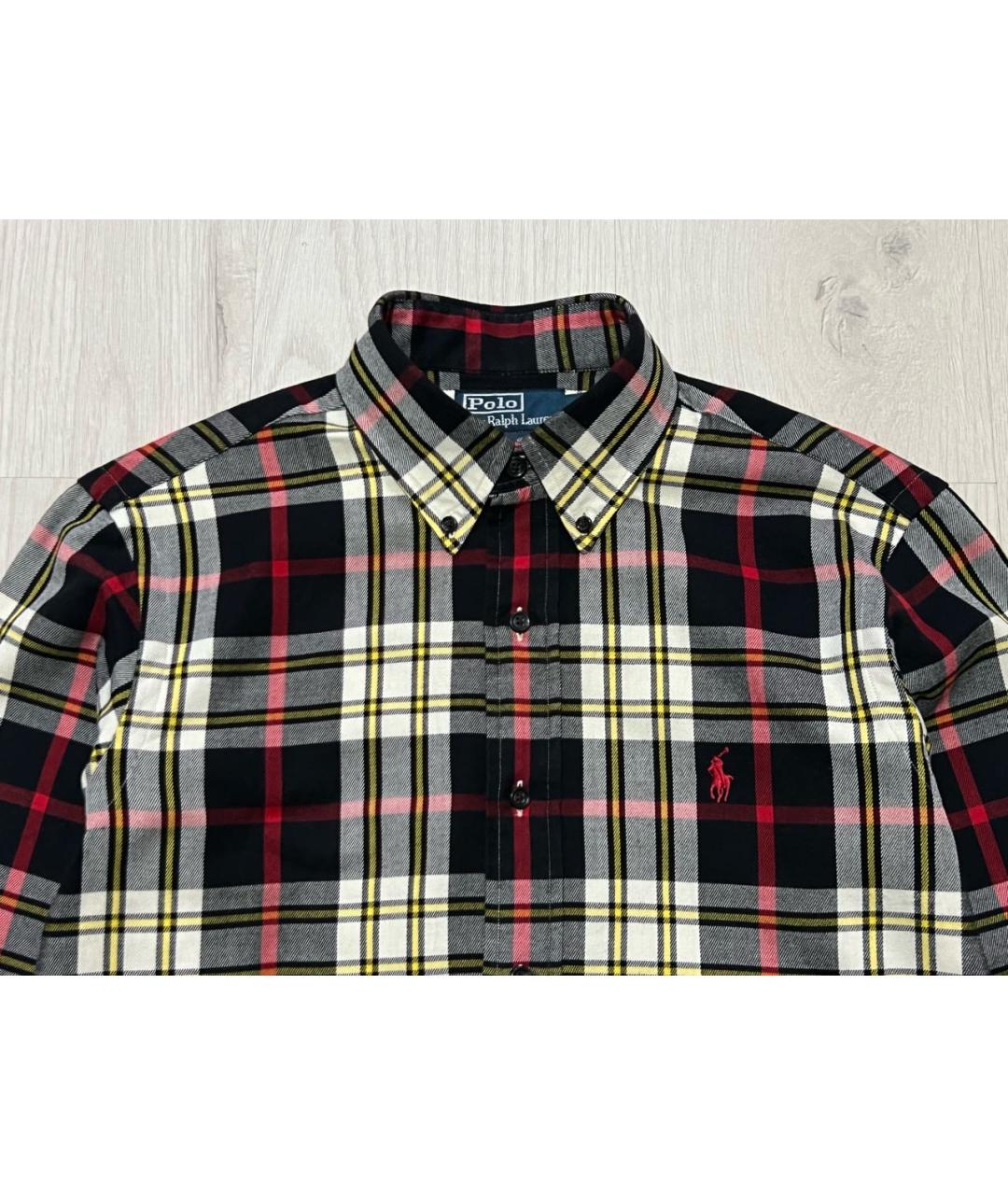 RALPH LAUREN Мульти хлопковая кэжуал рубашка, фото 3