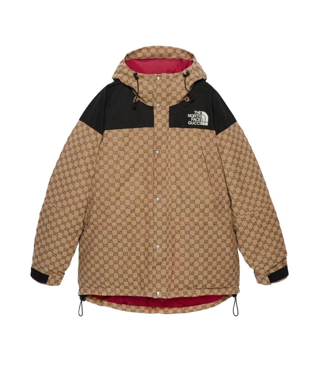 GUCCI Бежевый пуховик, фото 5