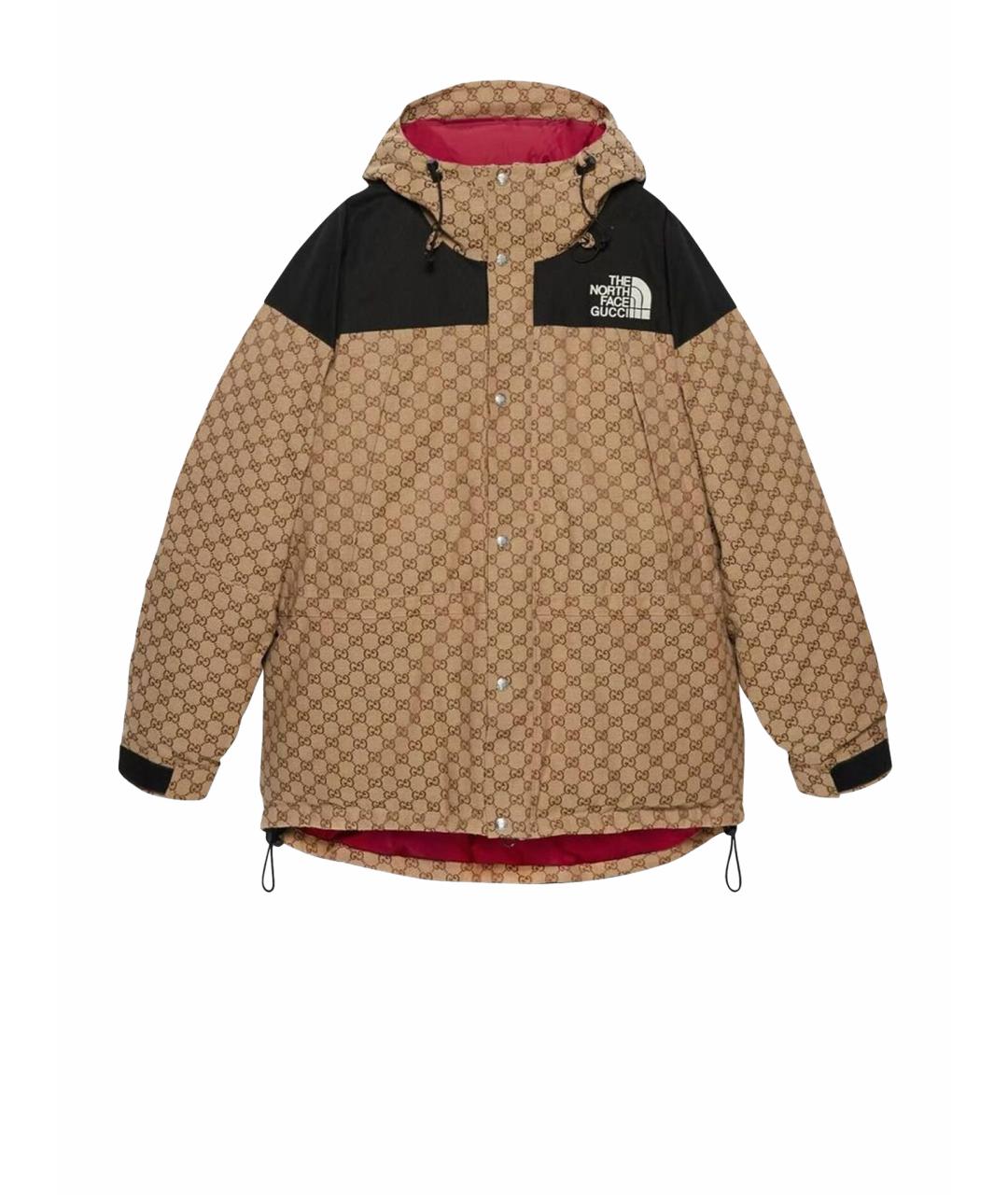 GUCCI Бежевый пуховик, фото 1