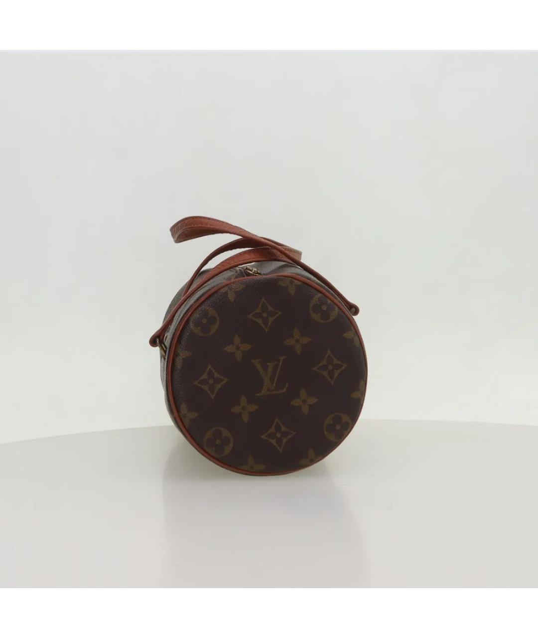 LOUIS VUITTON Коричневая сумка с короткими ручками, фото 4