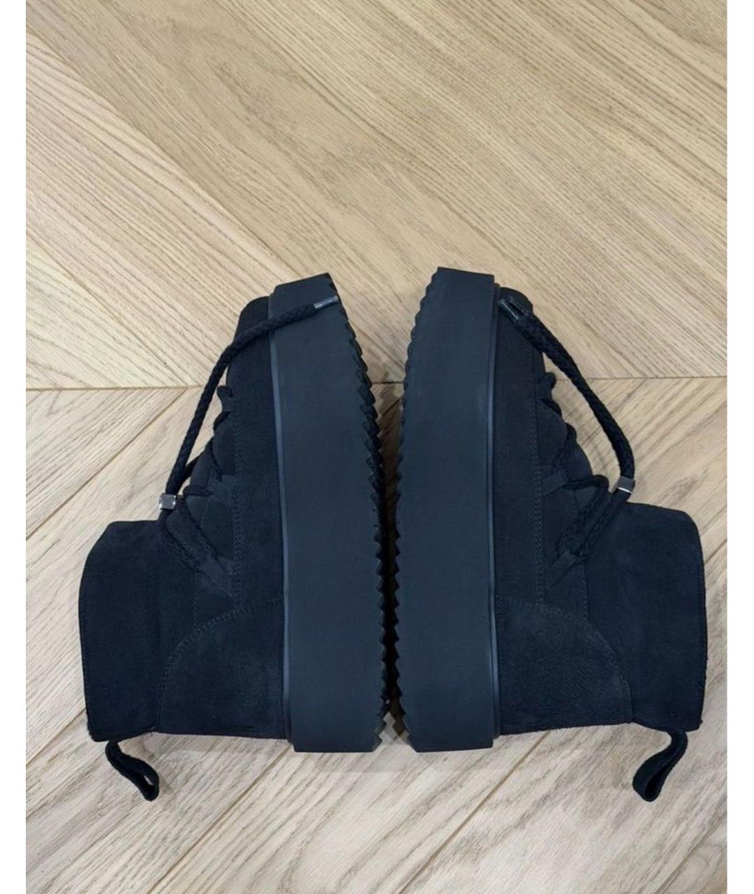 INUIKII Черные замшевые ботинки, фото 6