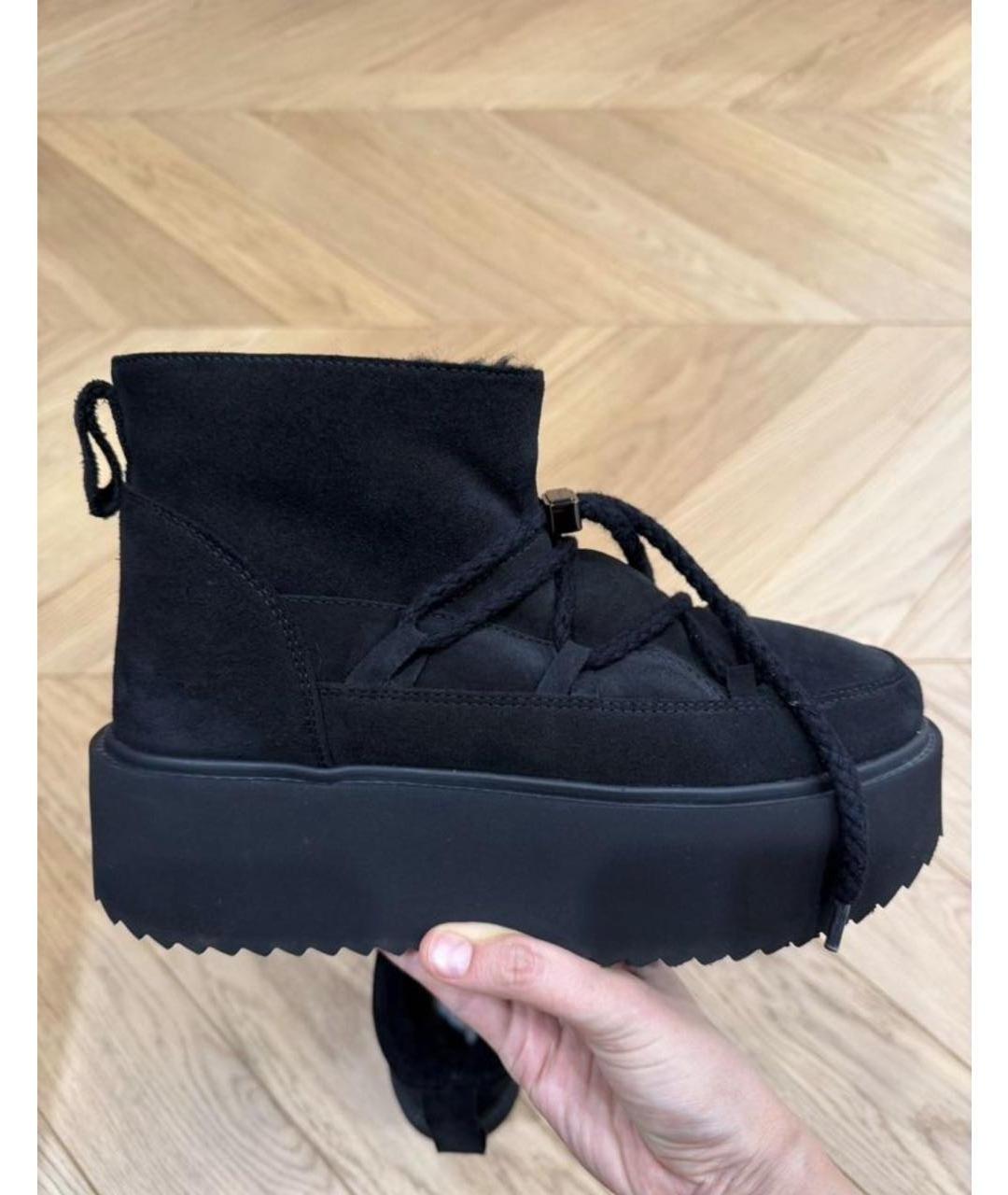 INUIKII Черные замшевые ботинки, фото 9