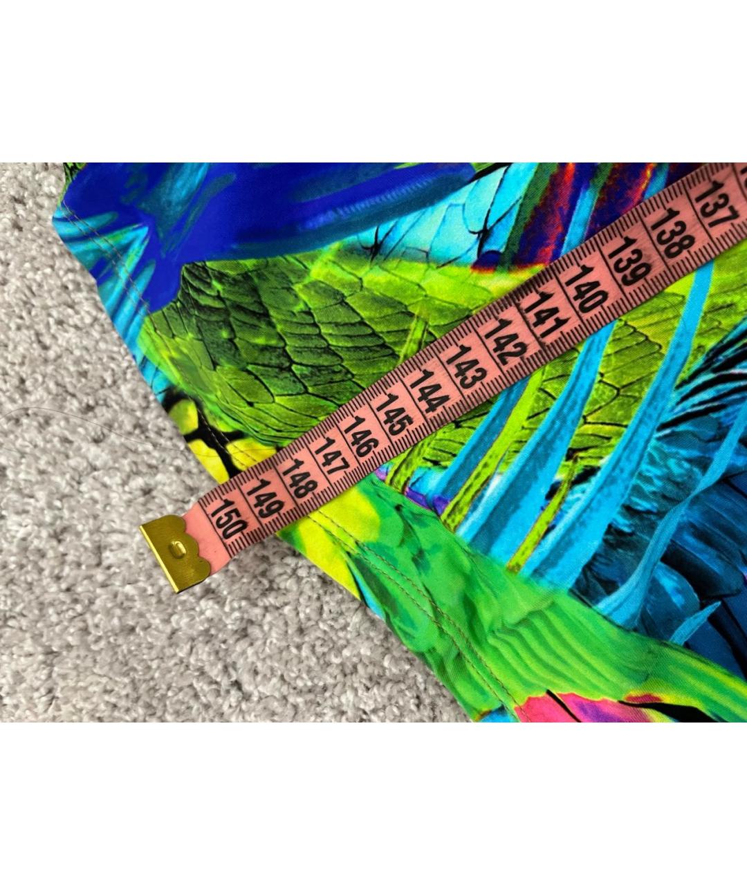 ROBERTO CAVALLI Мульти вискозное платье, фото 4