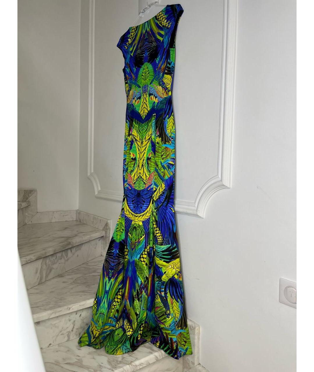 ROBERTO CAVALLI Мульти вискозное платье, фото 2