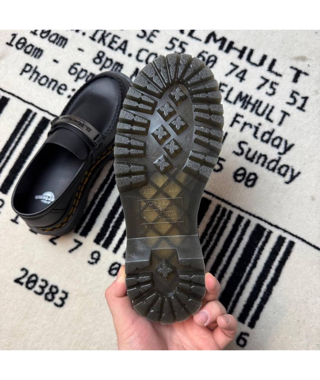 DR. MARTENS Черные лоферы, фото 5