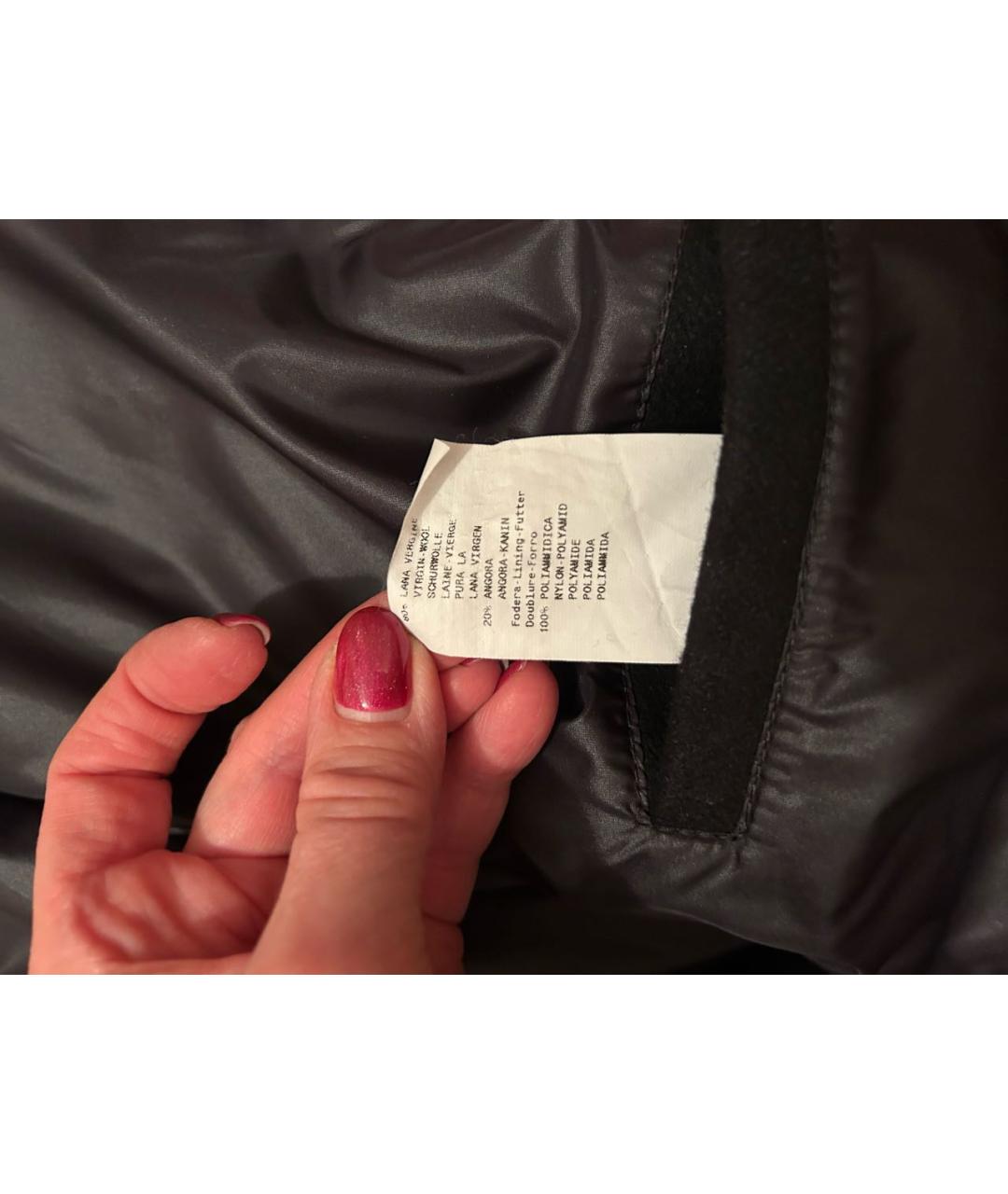 EMPORIO ARMANI Черный шерстяной жакет/пиджак, фото 6