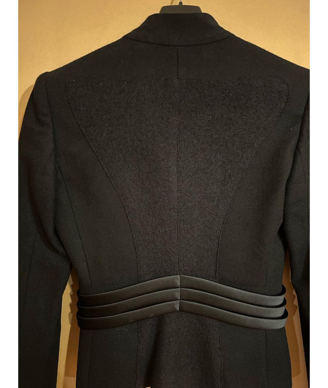 EMPORIO ARMANI Черный шерстяной жакет/пиджак, фото 4