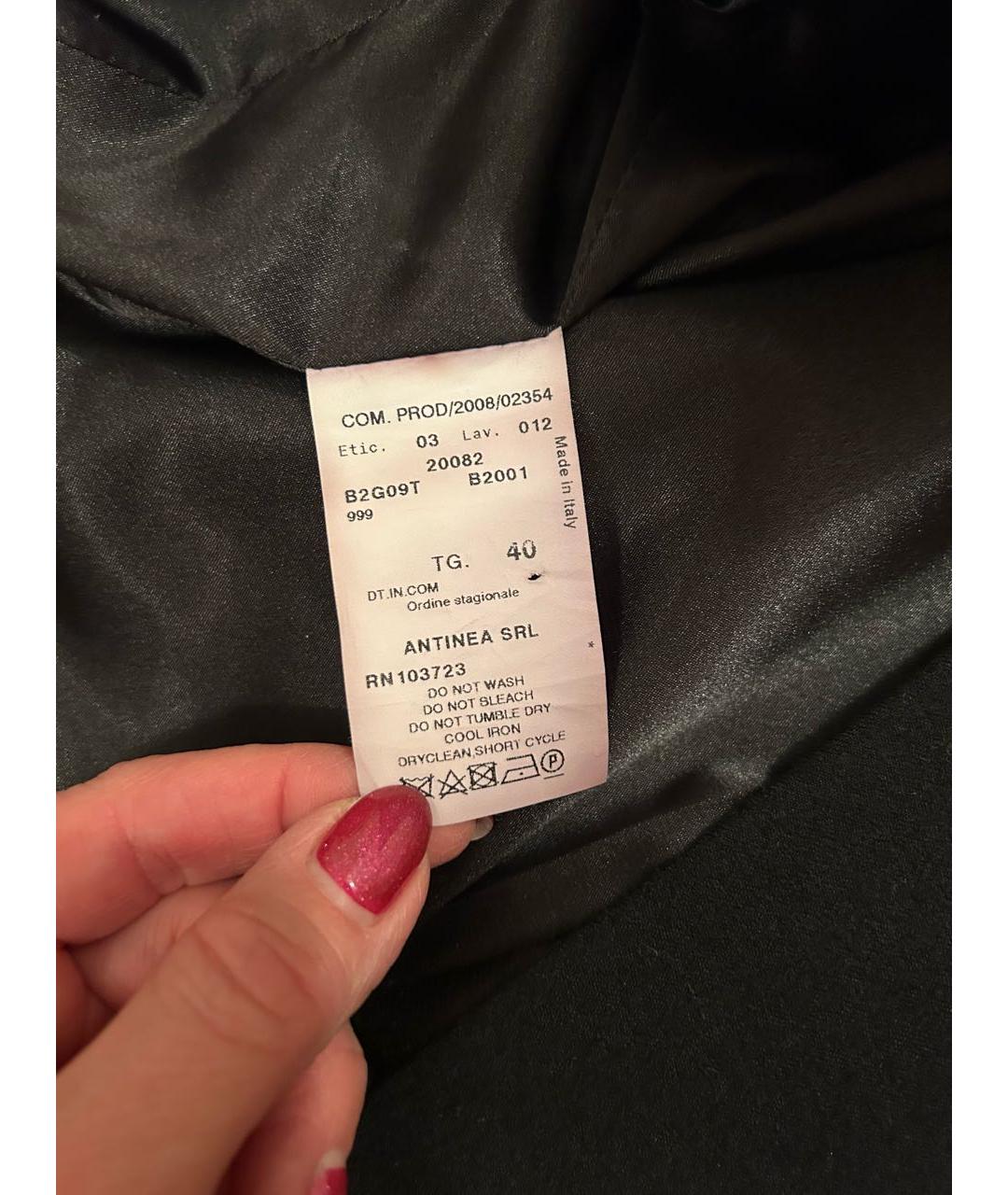 EMPORIO ARMANI Черный шерстяной жакет/пиджак, фото 5