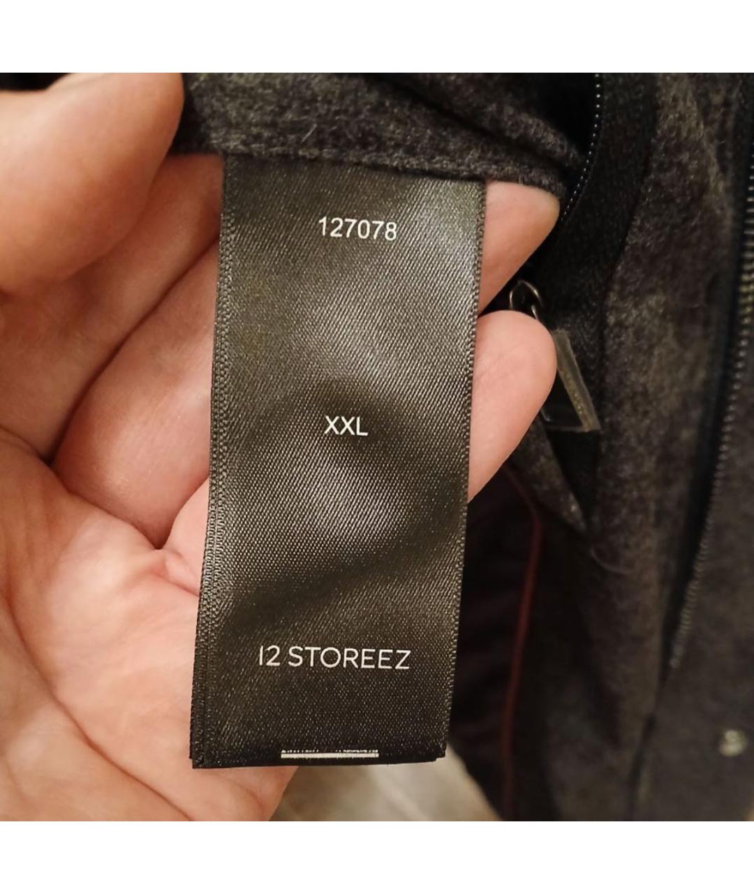 12 STOREEZ Серый шерстяной жилет, фото 5