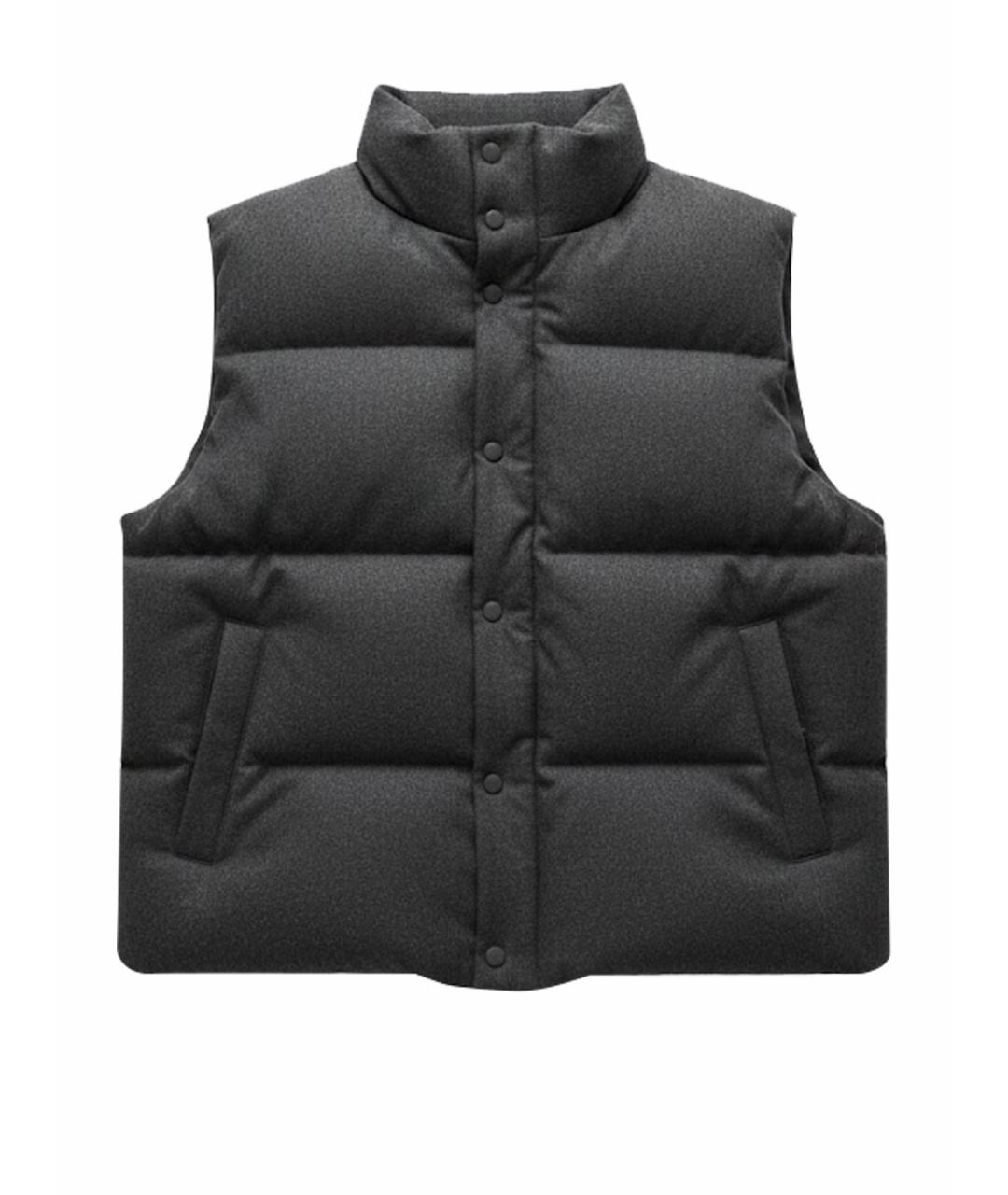 12 STOREEZ Серый шерстяной жилет, фото 1