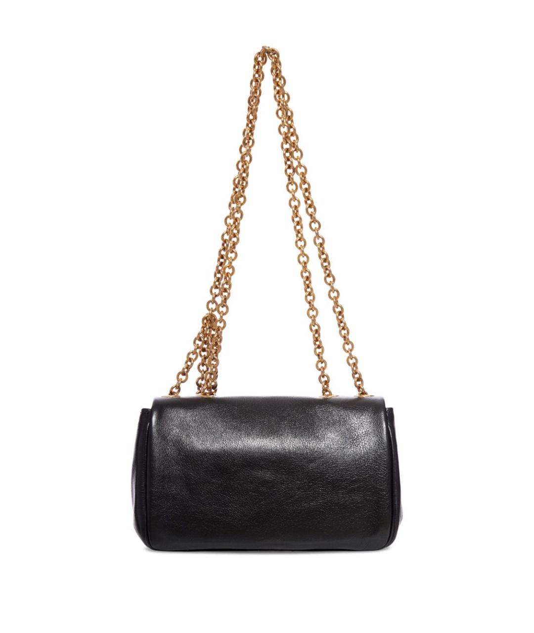 CHLOE Черная кожаная сумка через плечо, фото 3