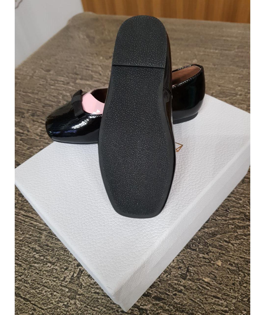 Age Of Innocence Черные туфли из лакированной кожи, фото 4