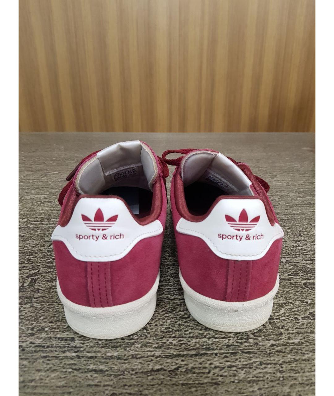 ADIDAS Розовые замшевые кеды, фото 5