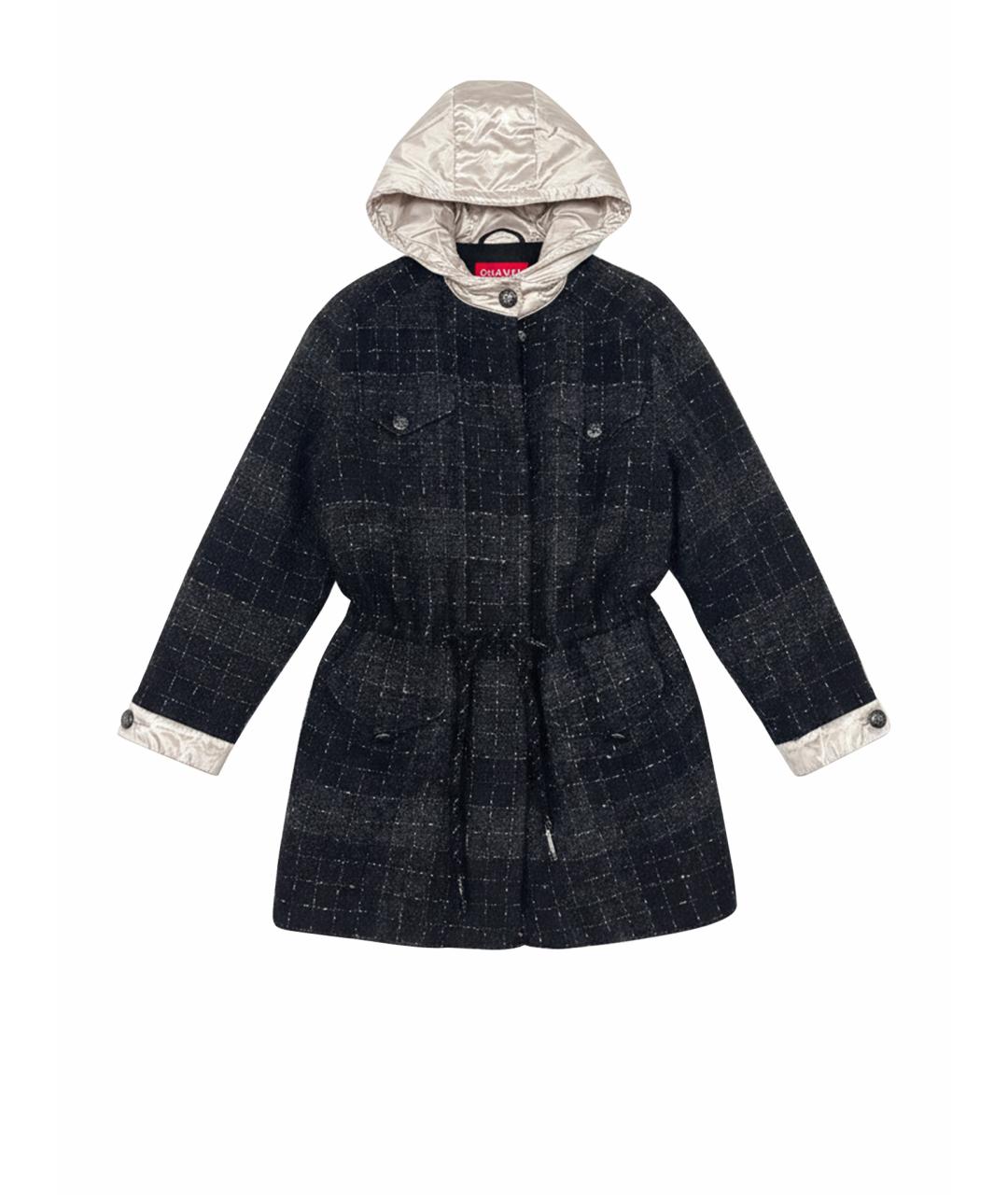 CHANEL Черная шерстяная парка, фото 1