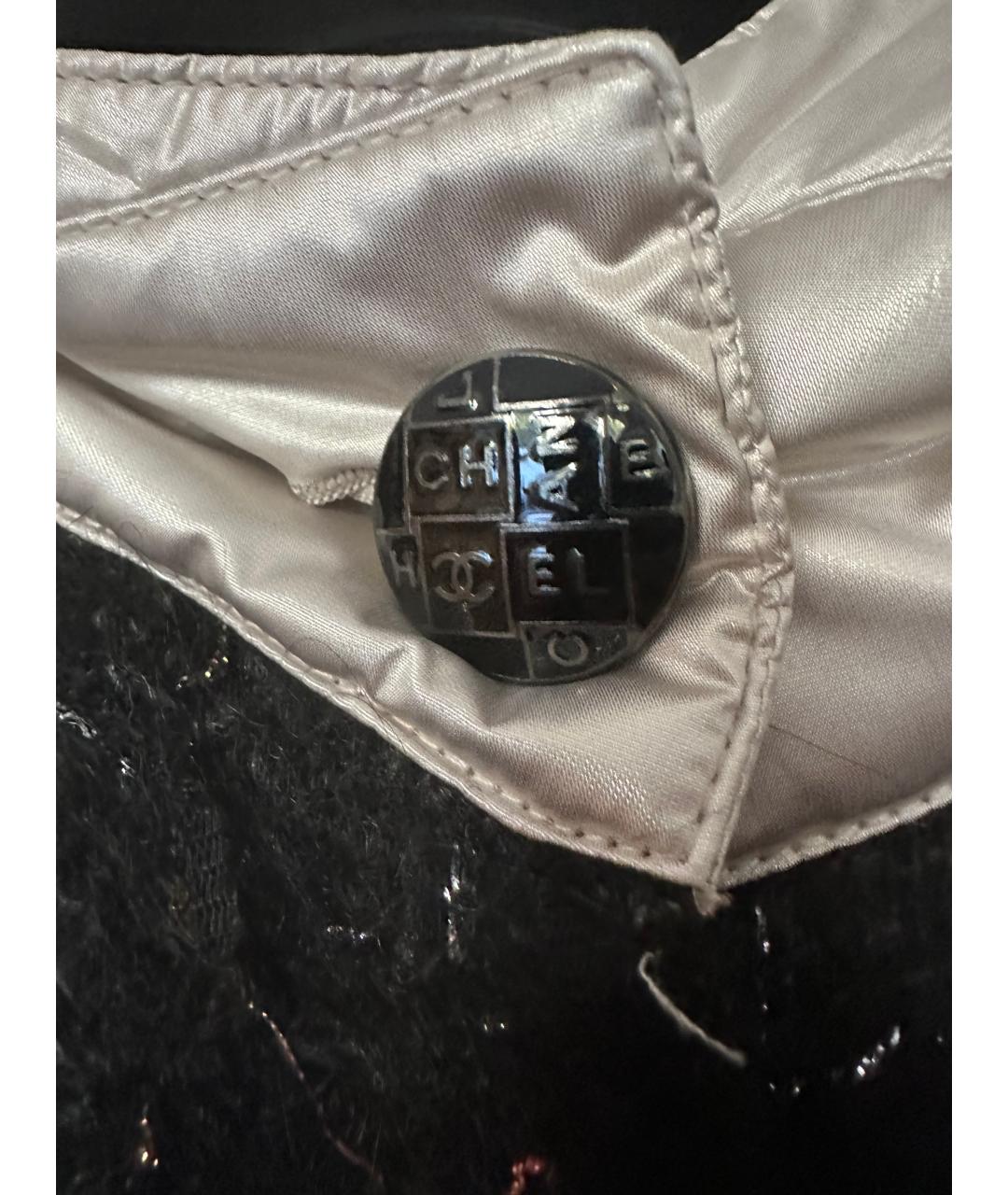 CHANEL Черная шерстяная парка, фото 5