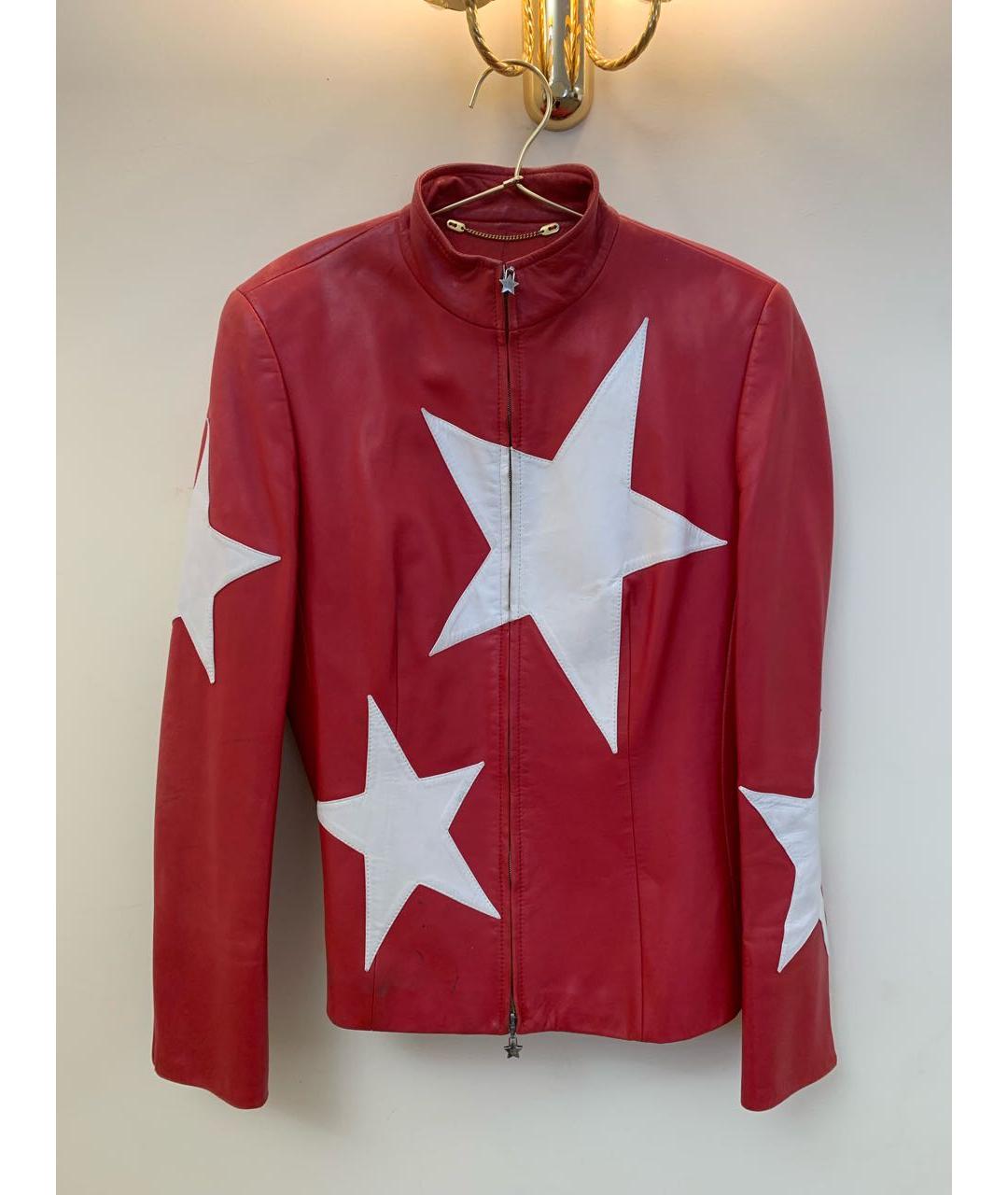 ESCADA Красная кожаная куртка, фото 6