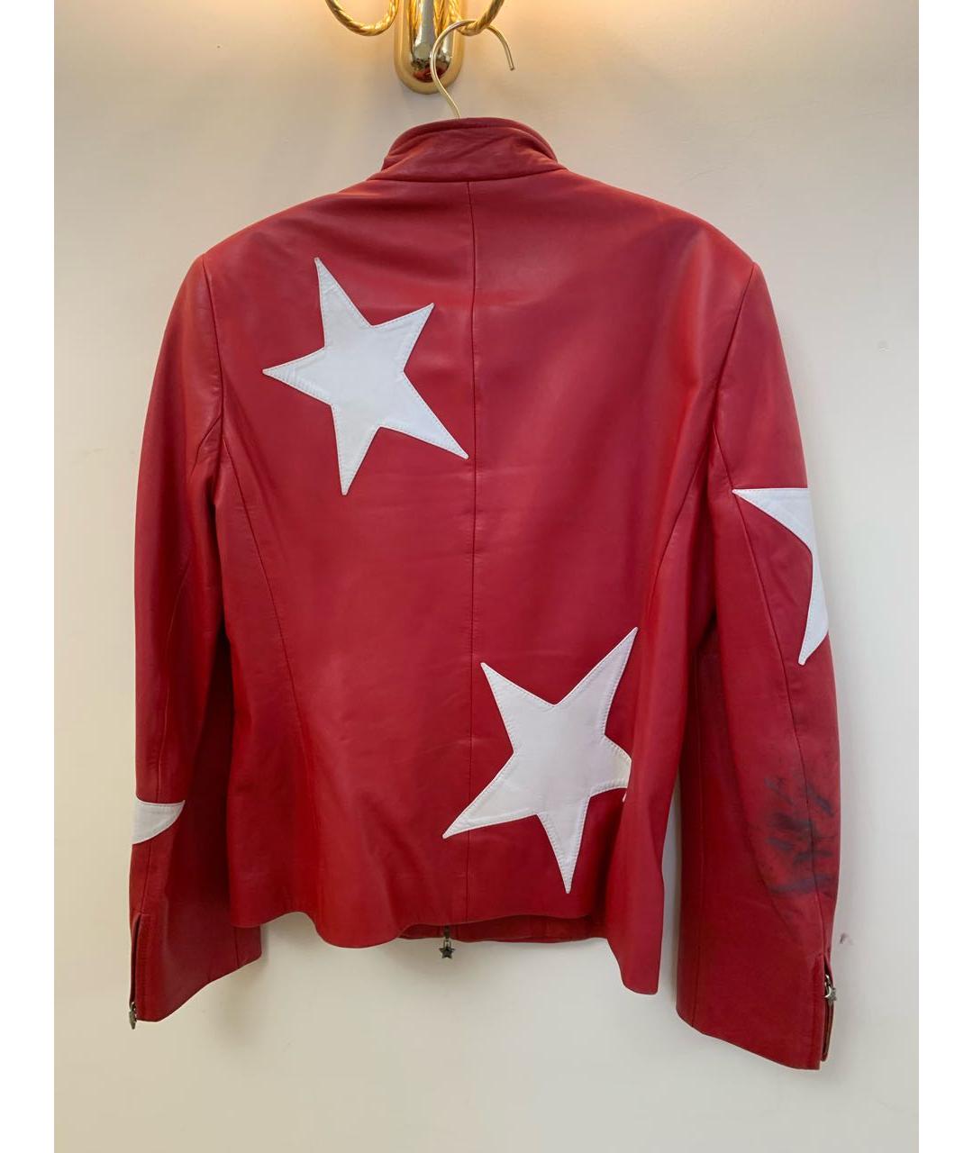 ESCADA Красная кожаная куртка, фото 2